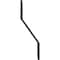 Ekena Millwork Premium Z-Brackets for Barn Door Track (set of 2), Black GB6001TZBL - alternate 4